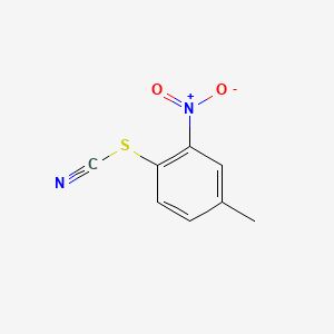 molecular formula C8H6N2O2S B3056415 Thiocyanic acid, 4-methyl-2-nitrophenyl ester CAS No. 71215-88-8