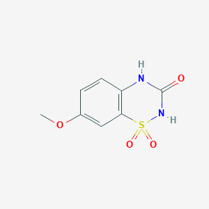 2H-1,2,4-Benzothiadiazin-3(4H)-one, 7-methoxy-, 1,1-dioxide