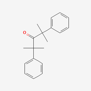 molecular formula C19H22O B3056418 3-Pentanone, 2,4-dimethyl-2,4-diphenyl- CAS No. 71254-82-5