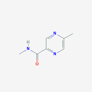 molecular formula C7H9N3O B3056420 N,5-dimethylpyrazine-2-carboxamide CAS No. 7132-15-2
