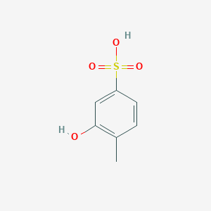 molecular formula C7H8O4S B3056424 3-Hydroxy-4-methylbenzenesulfonic acid CAS No. 7134-03-4