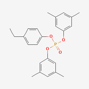 molecular formula C24H27O4P B3056436 Bis(3,5-dimethylphenyl) 4-ethylphenyl phosphate CAS No. 7144-07-2