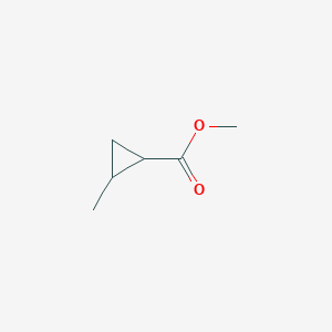 molecular formula C6H10O2 B3056439 2-甲基环丙烷-1-甲酸甲酯 CAS No. 71441-77-5