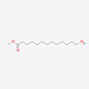 molecular formula C14H28O3 B3056443 Methyl 13-hydroxytridecanoate CAS No. 7147-29-7