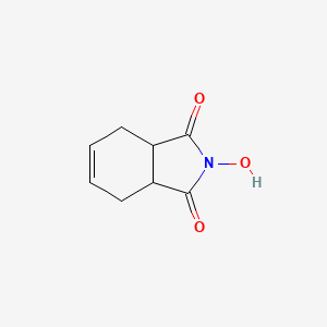 molecular formula C8H9NO3 B3056451 2-Hydroxy-3a,4,7,7a-tetrahydro-1h-isoindole-1,3(2h)-dione CAS No. 7151-24-8