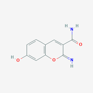 7-hydroxy-2-imino-2H-chromene-3-carboxamide