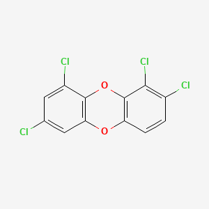 molecular formula C12H4Cl4O2 B3056479 1,2,7,9-Tetrachlorodibenzo-P-dioxin CAS No. 71669-23-3