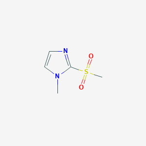 molecular formula C5H8N2O2S B3056480 1-甲基-2-甲基磺酰基咪唑 CAS No. 71691-71-9