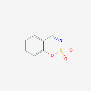 molecular formula C7H5NO3S B3056483 1,2,3-Benzoxathiazine, 2,2-dioxide CAS No. 71730-46-6