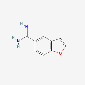 molecular formula C9H8N2O B3056500 5-苯并呋喃甲酰亚胺 CAS No. 71889-77-5