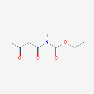 molecular formula C7H11NO4 B3056501 Ethyl (3-oxobutanoyl)carbamate CAS No. 7190-58-1