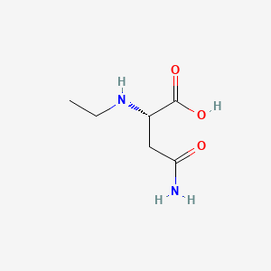 molecular formula C6H12N2O3 B3056507 N-ethyl-L-asparagine CAS No. 7195-20-2