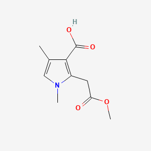 Methyl 3-carboxy-1,4-dimethyl-1H-pyrrole-2-acetate