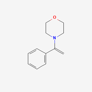 molecular formula C12H15NO B3056510 4-(1-Phenylvinyl)morpholine CAS No. 7196-01-2