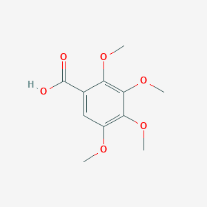 molecular formula C11H14O6 B3056513 2,3,4,5-Tetramethoxybenzoic acid CAS No. 72023-44-0