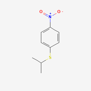 molecular formula C9H11NO2S B3056519 1-(Isopropylthio)-4-nitrobenzene CAS No. 7205-63-2