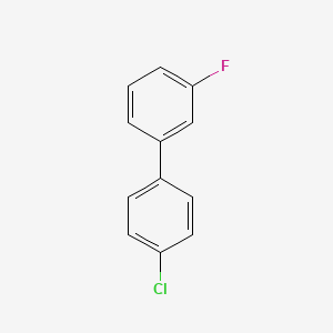 molecular formula C12H8ClF B3056526 1,1'-Biphenyl, 4'-chloro-3-fluoro- CAS No. 72093-46-0