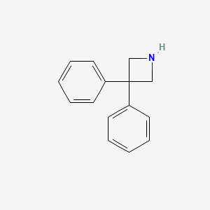 molecular formula C15H15N B3056537 3,3-二苯基氮杂环丁烷 CAS No. 7215-23-8