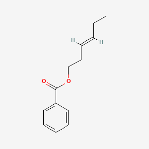 molecular formula C13H16O2 B3056544 苯甲酸己-3-烯酯 CAS No. 72200-74-9