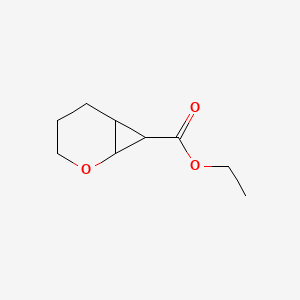 molecular formula C9H14O3 B3056546 Ethyl 2-oxabicyclo[4.1.0]heptane-7-carboxylate CAS No. 72229-08-4
