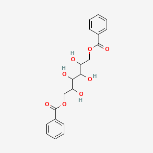 molecular formula C20H22O8 B3056552 1,6-二苯甲酰基-D-甘露醇 CAS No. 7226-27-9