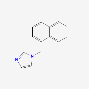 molecular formula C14H12N2 B3056569 1H-Imidazole, 1-(1-naphthalenylmethyl)- CAS No. 72459-37-1