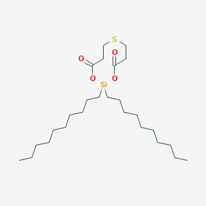 molecular formula C26H50O4SSi B3056593 2,2-Didecyl-1,3,7,2-dioxathiasilecane-4,10-dione CAS No. 7260-17-5