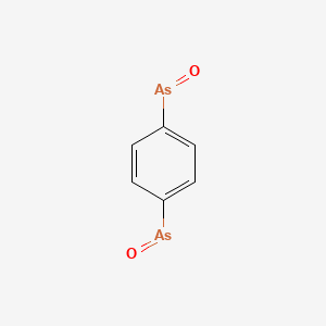 molecular formula C6H4As2O2 B3056598 Benzene-1,4-diylbis(oxoarsane) CAS No. 7270-49-7