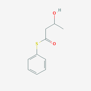 molecular formula C10H12O2S B3056601 S-Phenyl 3-hydroxybutanethioate CAS No. 727388-72-9