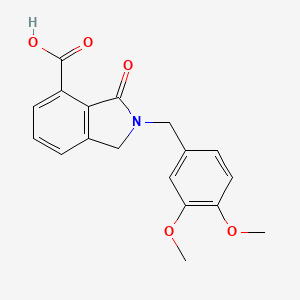 2-(3,4-Dimethoxybenzyl)-3-oxoisoindoline-4-carboxylic acid