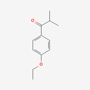 molecular formula C12H16O2 B3056613 1-(4-Ethoxyphenyl)-2-methylpropan-1-one CAS No. 72846-63-0