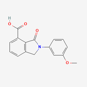2-(3-Methoxyphenyl)-3-oxoisoindoline-4-carboxylic acid