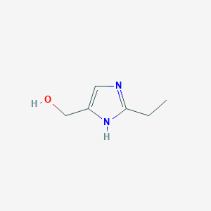 molecular formula C6H10N2O B3056629 (2-ethyl-1H-imidazol-5-yl)methanol CAS No. 72993-43-2
