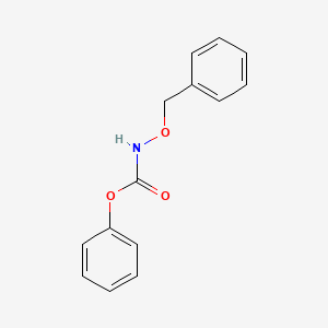 molecular formula C14H13NO3 B3056632 phenyl N-benzyloxycarbamate CAS No. 730-18-7