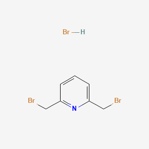 molecular formula C7H8Br3N B3056636 2,6-Bis(bromomethyl)pyridine hydrobromide CAS No. 73004-40-7