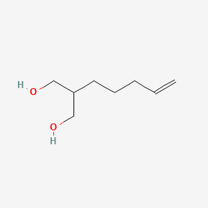 molecular formula C8H16O2 B3056638 1,3-Propanediol, 2-(4-pentenyl)- CAS No. 73012-46-1