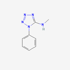 molecular formula C8H9N5 B3056641 n-Methyl-1-phenyl-1h-tetrazol-5-amine CAS No. 73027-62-0