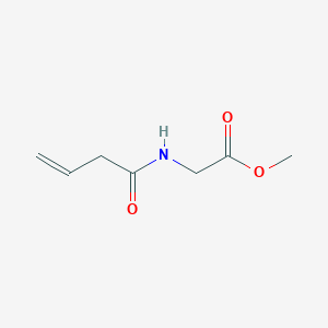 molecular formula C7H11NO3 B3056650 Vinylacetylglycine, methyl ester CAS No. 73122-61-9