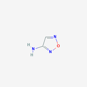 molecular formula C2H3N3O B3056651 1,2,5-Oxadiazol-3-amine CAS No. 73147-56-5