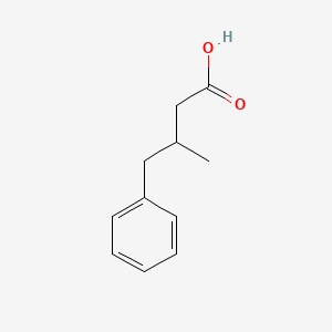 molecular formula C11H14O2 B3056653 3-甲基-4-苯基丁酸 CAS No. 7315-68-6
