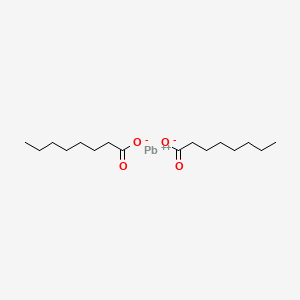 molecular formula C16H32O4P B3056659 Lead(II) n-octanoate CAS No. 7319-86-0