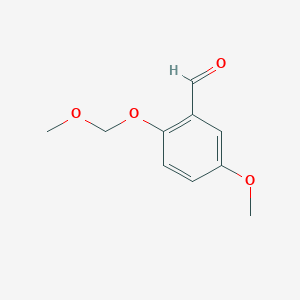 molecular formula C10H12O4 B3056664 5-Methoxy-2-(methoxymethoxy)benzaldehyde CAS No. 73220-20-9