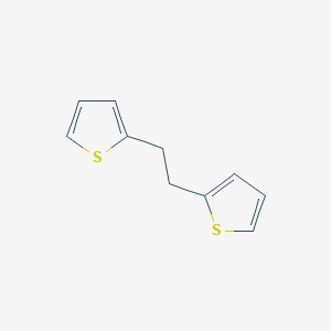 molecular formula C10H10S2 B3056669 Thiophene, 2,2'-(1,2-ethanediyl)bis- CAS No. 7326-80-9