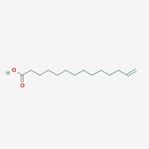 molecular formula C14H26O2 B3056673 Tetradec-13-enoic acid CAS No. 7331-03-5