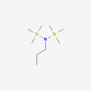 molecular formula C9H25NSi2 B3056675 Disilazane, 1,1,1,3,3,3-hexamethyl-2-propyl- CAS No. 7331-84-2