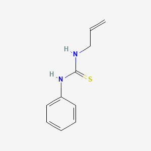 molecular formula C10H12N2S B3056689 1-Allyl-3-phenyl-2-thiourea CAS No. 7341-63-1