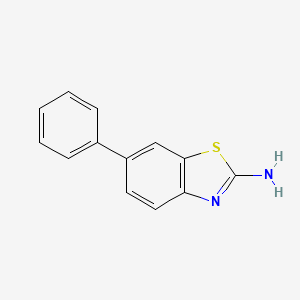molecular formula C13H10N2S B3056694 6-Phenylbenzo[d]thiazol-2-amine CAS No. 73458-38-5