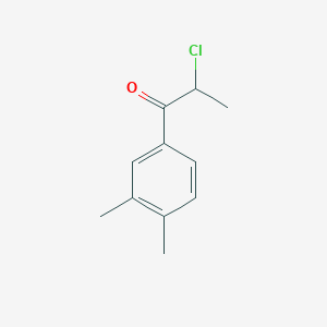 2-Chloro-1-(3,4-dimethylphenyl)propan-1-one