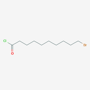 molecular formula C10H18BrClO B3056717 10-Bromodecanoyl chloride CAS No. 73674-11-0