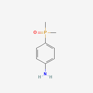 molecular formula C8H12NOP B3056727 (4-氨基苯基)二甲基膦氧化物 CAS No. 737751-54-1